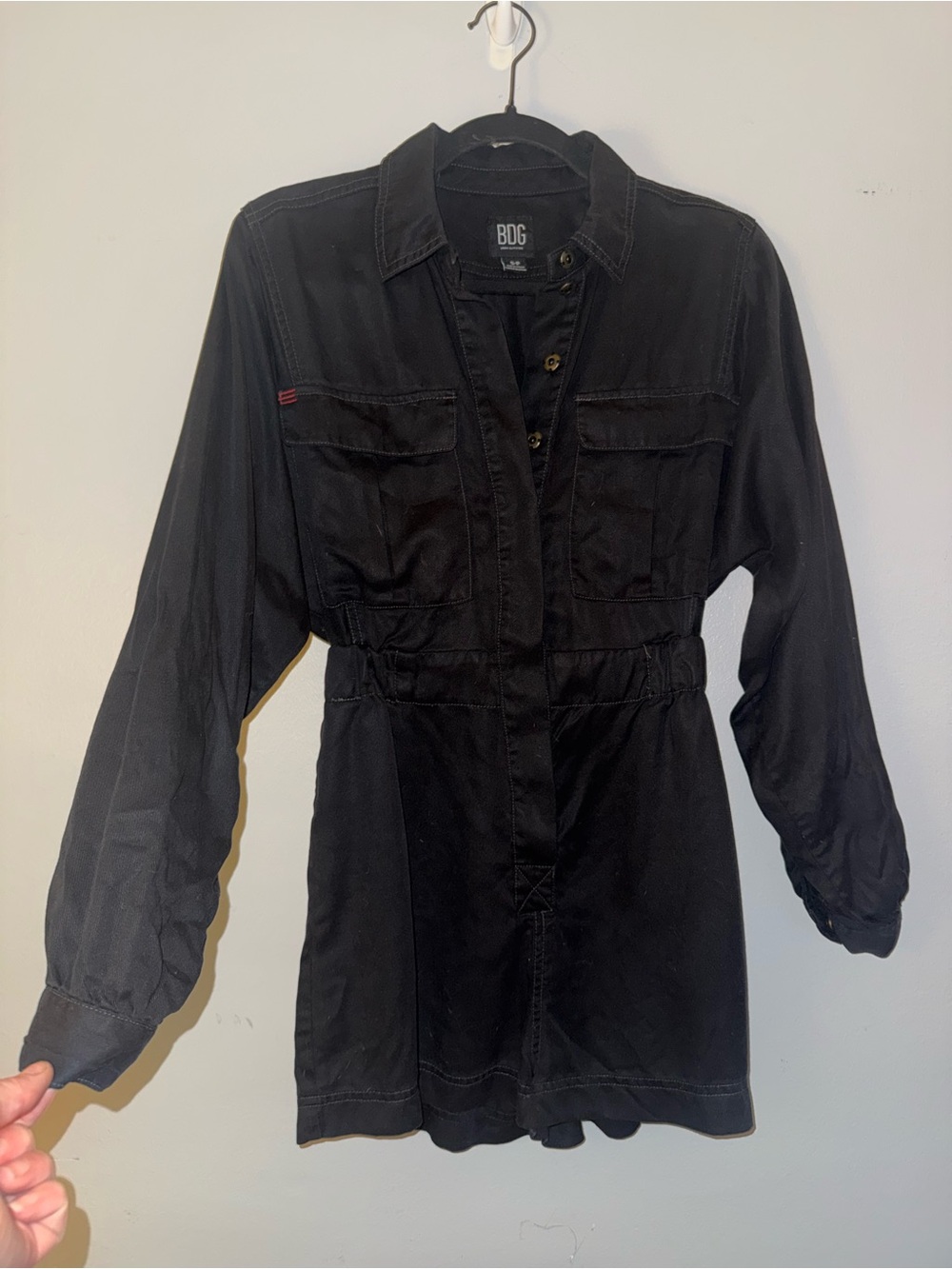 BDG Romper Jumpsuit Buttondown